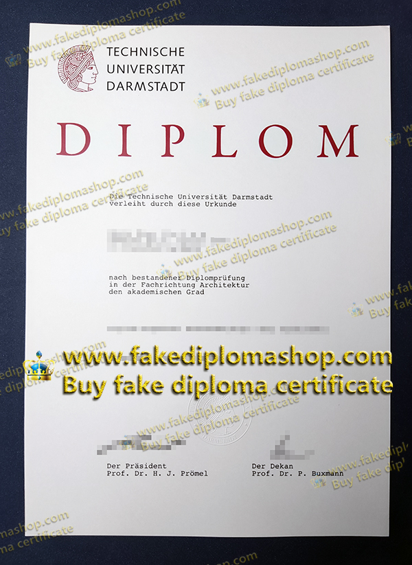 TU Darmstadt diploma, Technische Universität Darmstadt diploma