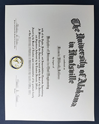 Best University of Alabama in Huntsville diploma for sale, Fake UAH degree