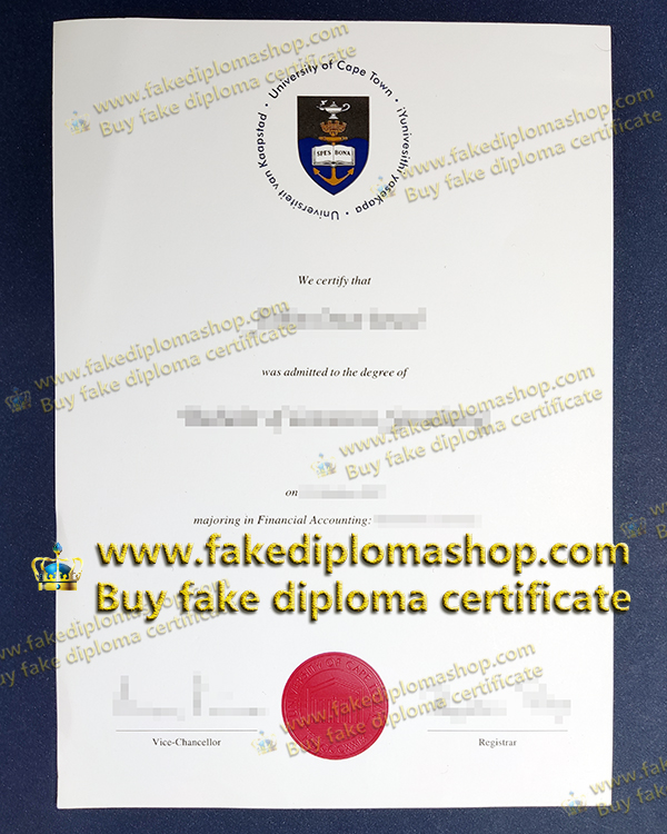 UCT diploma, University of Cape Town diploma