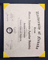 How to duplicate fake UNR diploma of Bachelor of Science?