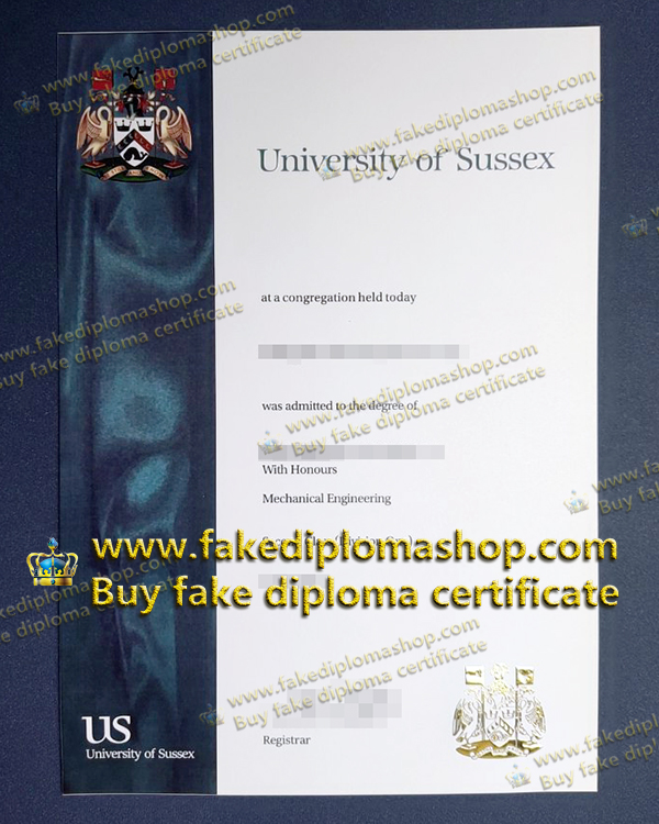 University of Sussex diploma