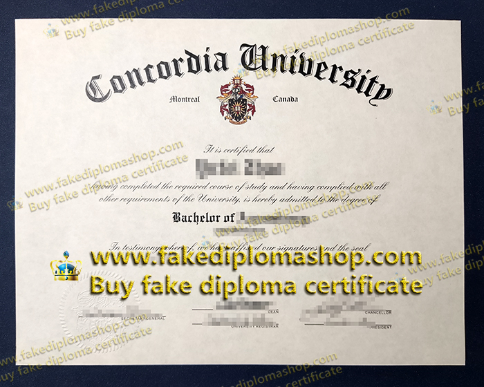 Concordia University degree of Bachelor of Accountancy