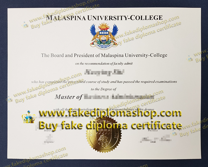 Malaspina University-College degree of Master