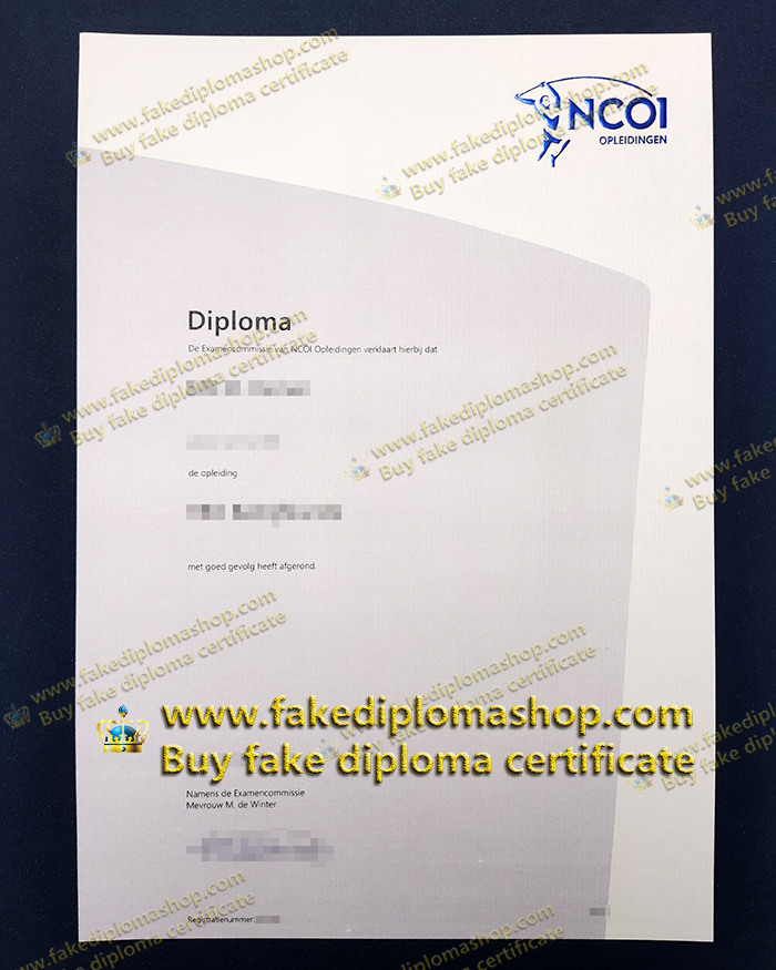 NCOI Opleidingen diploma