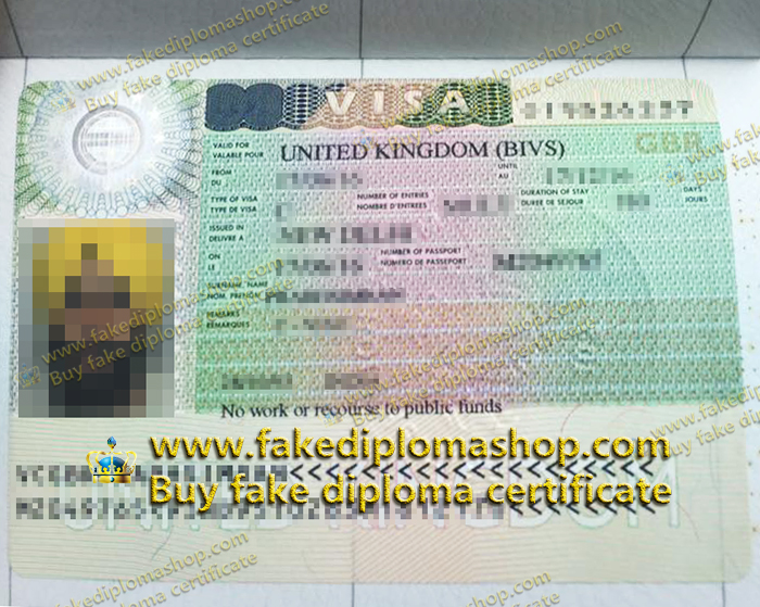 UK Visa of BIVS