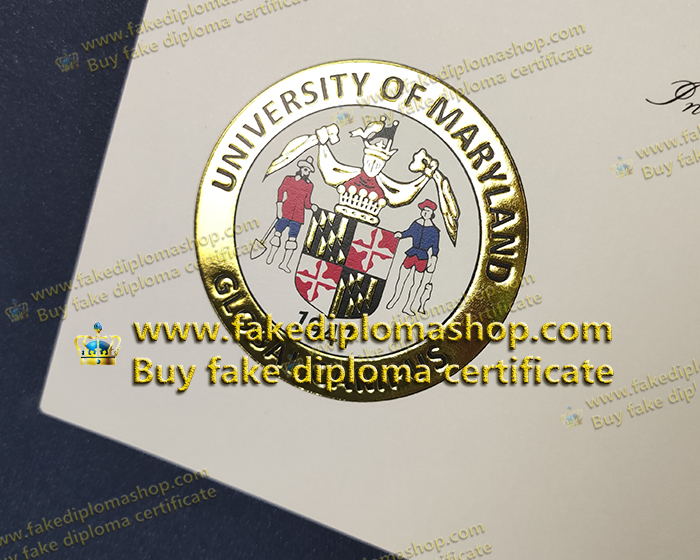 UMGC diploma of gold seal