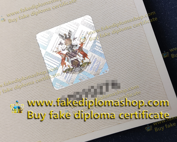 UOH diploma of Hologram