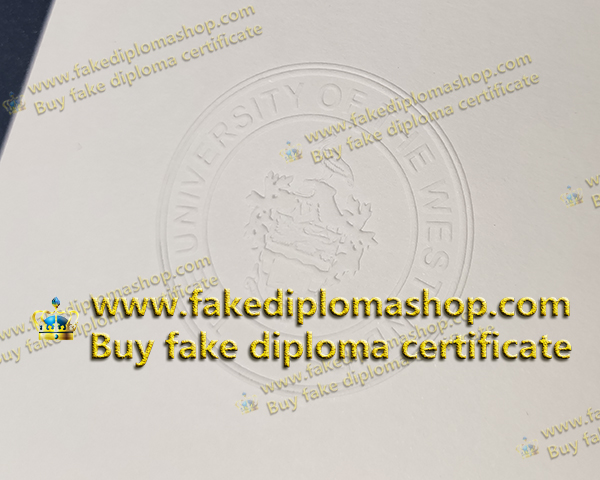 UWI degree of Embossed seal