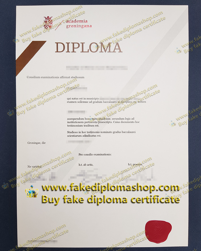 University of Groningen fake diploma