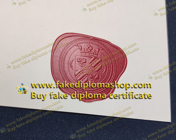 University of Groningen fake diploma seal