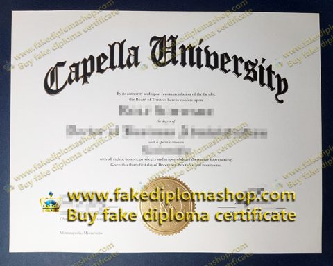 Buy the same Capella University degree as the official