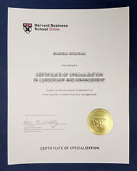 Best fake HBS certificate for sale, order a Harvard Business School certificate online