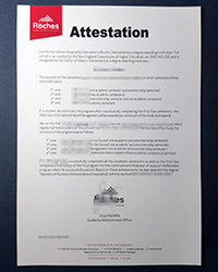 Can I order a fake Les Roches certificate of Global Hospitality Education Attestation in 5 days?