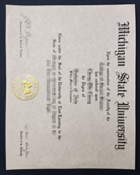 How can I buy a fake Michigan State University diploma of Bachelor in a week?