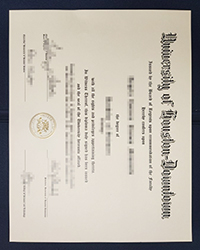 Good-value UHD diploma of Bachelor for sale, buy a fake University of Houston–Downtown diploma