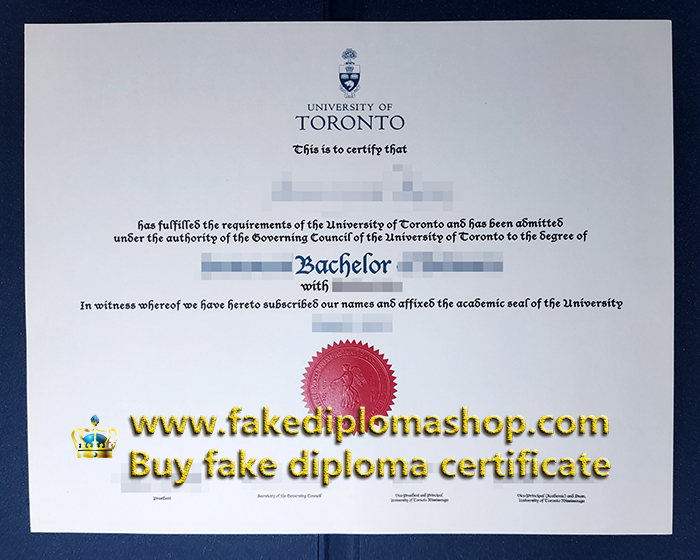 University of Toronto diploma of Bachelor in 2022