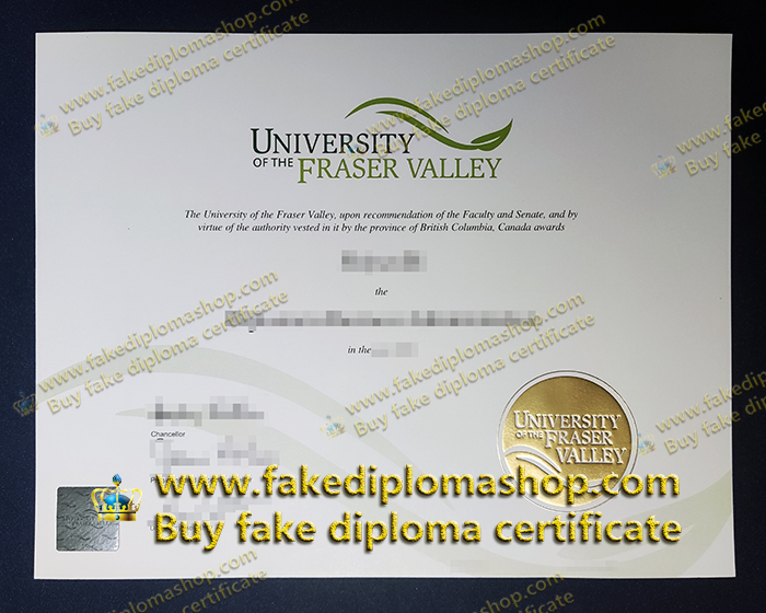 UFV diploma, University of the Fraser Valley diploma