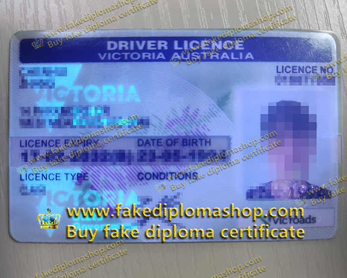 Australia Victoria driver licence, Victoria ID, Australia driver licence