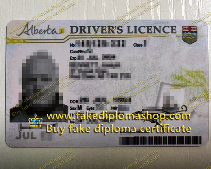 scannable Alberta driver's license, scannable Canada ID