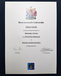 Order a Bournemouth University degree of Bachelor with a real hologram