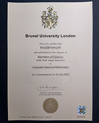 Can I buy a fake Brunel University London diploma of Bachelor in a week?