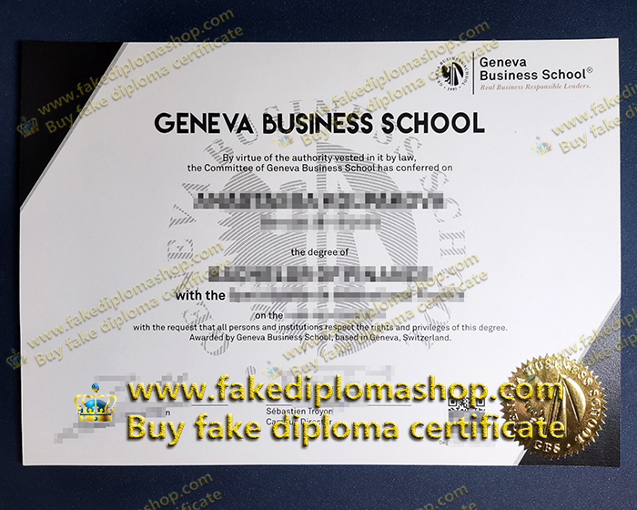 GBS diploma of Bachelor, Geneva Business School diploma