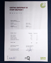 Who can make best Goethe-Zertifikat A1 certificate for me?