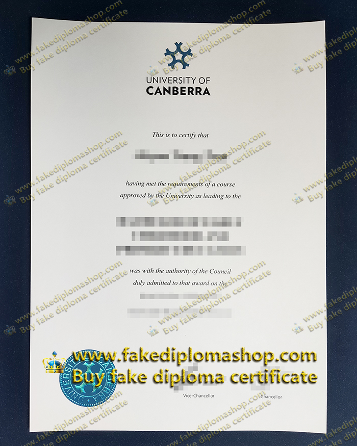 UC diploma, University of Canberra degree of Bachelor