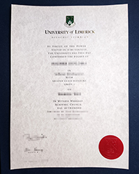 Order a University of Limerick diploma with a real raised seal