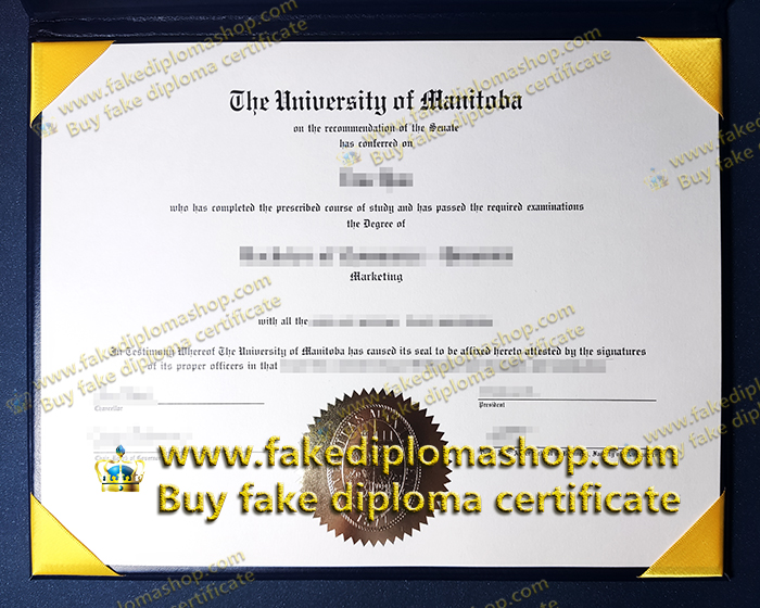 UM diploma, University of Manitoba diploma of Bachelor