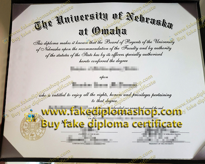 University of Nebraska Omaha diploma, UNO diploma