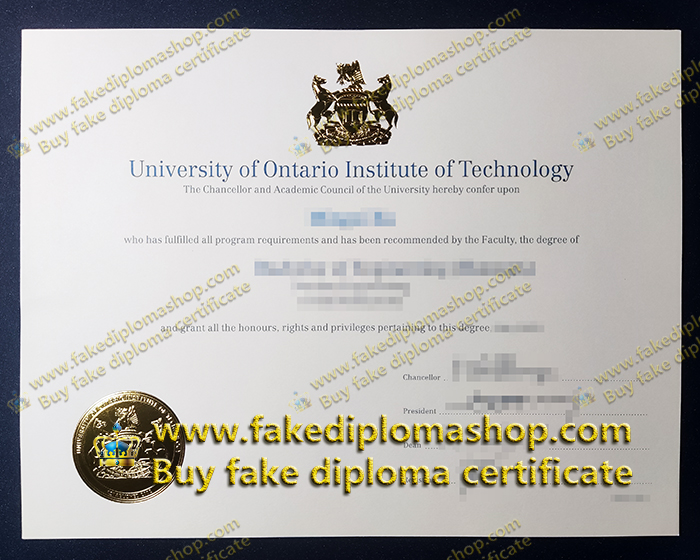 UOIT diploma, University of Ontario Institute of Technology diploma