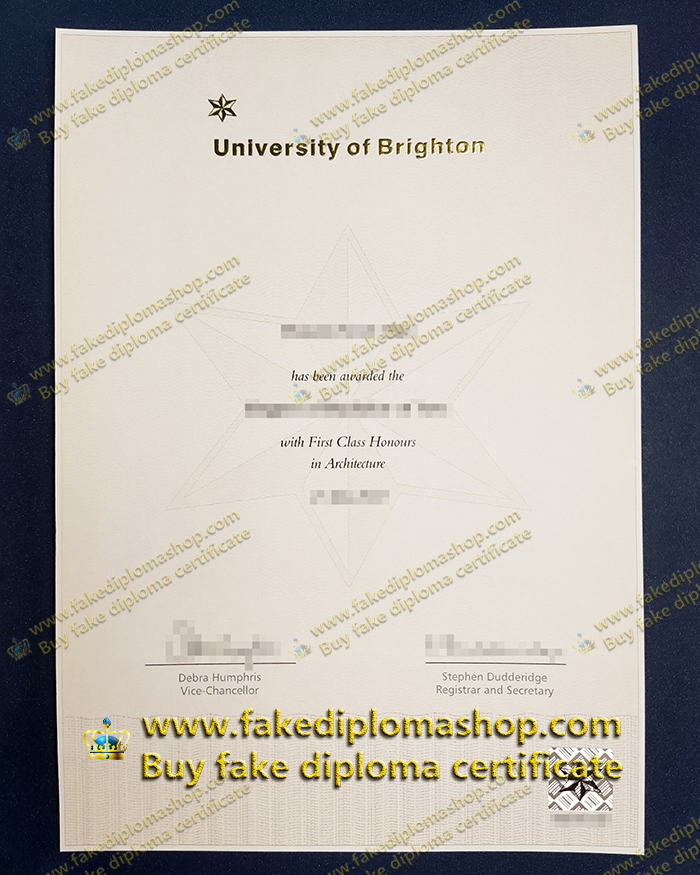 latest version University of Brighton diploma