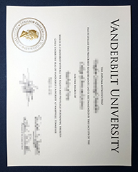 How much to buy a fake Vanderbilt University diploma with a real raised seal?