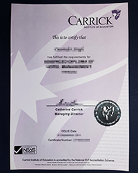 How much to buy a fake Carrick Institute of Education certificate in Australia?