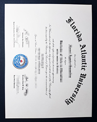 Phony FAU diploma of Bachelor, Premium Florida Atlantic University diploma for sale