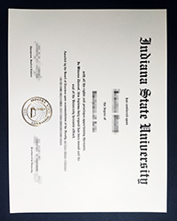 Premium Indiana State University diploma, buy fake ISU degree of Bachelor