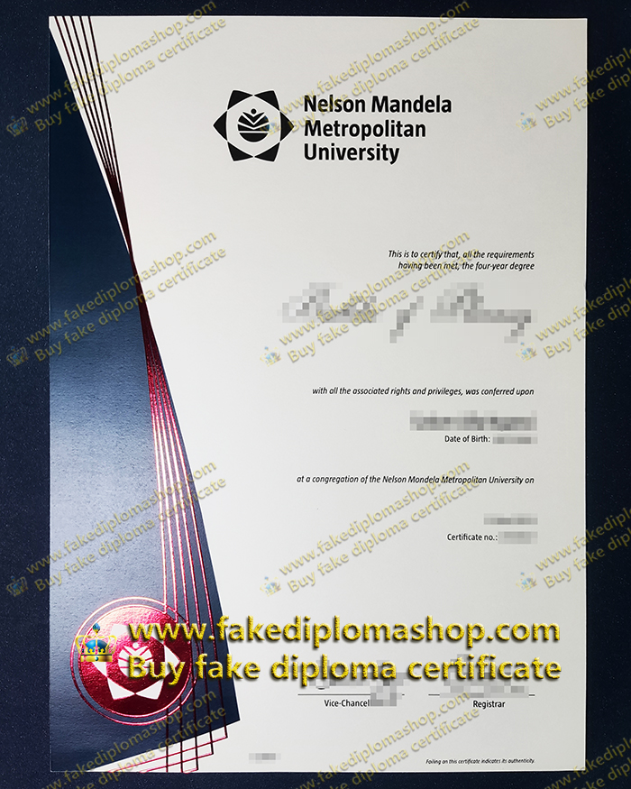 NMMU diploma, Nelson Mandela Metropolitan University degree