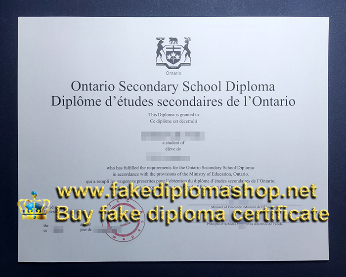 OSSD, Ontario Secondary School Diploma