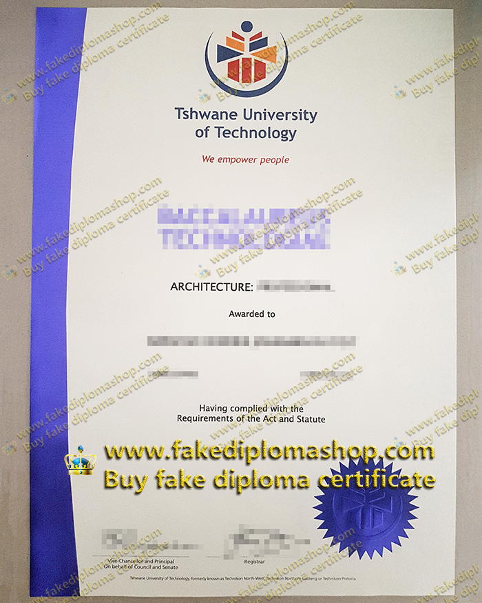 Tshwane University of Technology diploma, TUT diploma