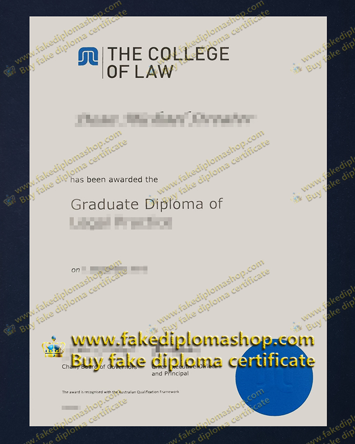 College of Law Australia diploma