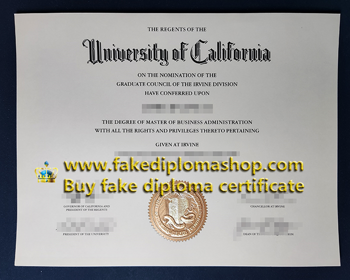 University of California, Irvine in 2023, UCI Master degree