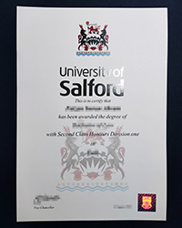 Latest edition University of Salford diploma for sale, buy United Kingdom fake diploma