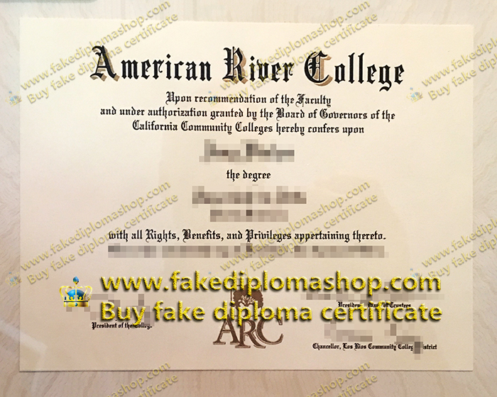 ARC degree, American River College diploma