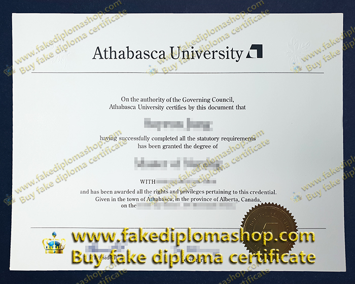 Old edition Athabasca University degree