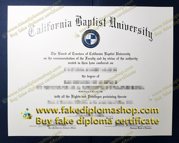 fake CBU diploma, California Baptist University fake diploma