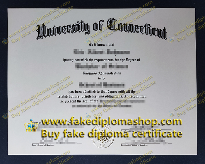 University of Connecticut degree of Bachelor 