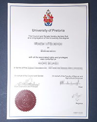 Old edition University of Pretoria diploma for sale, fake University of Pretoria degree