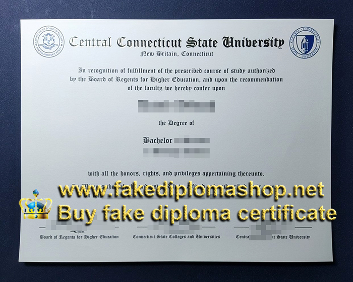 CCSU degree, Central Connecticut State University diploma