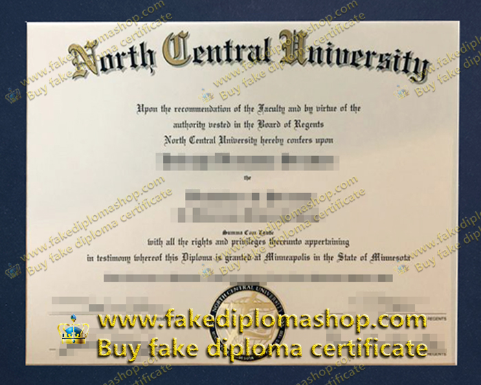 NCU diploma, North Central University diploma